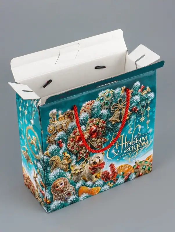 Коробка подарочная складная Коробка подарочная складная "МалаХит" 23 х 10 х 22 см