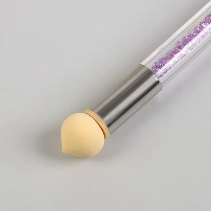 Сменные спонжи для маникюра, набор 10 шт., d=1.5 см, бежевые