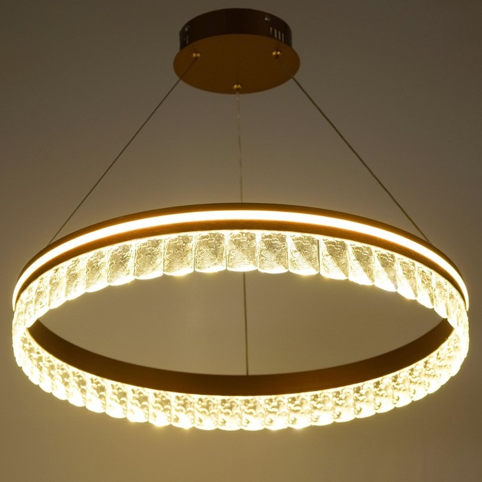 Светильник Светильник "Джес" LED 150Вт золото 58х58х9 см BayerLux