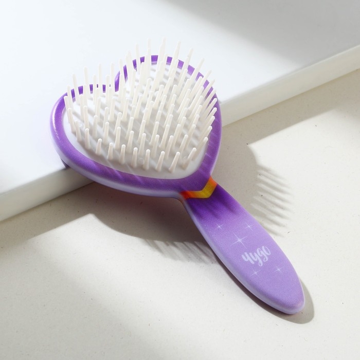 Массажная расчёска фигурная «Верь в чудеса», 13 х 7.4 см, BEAUTY FOX Массажная расчёска фигурная «Верь в чудеса», 13 х 7.4 см, BEAUTY FOX