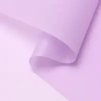 Пленка матовая для цветов и букетов, фиолетовая, МИКС, 0.58&times;10 м