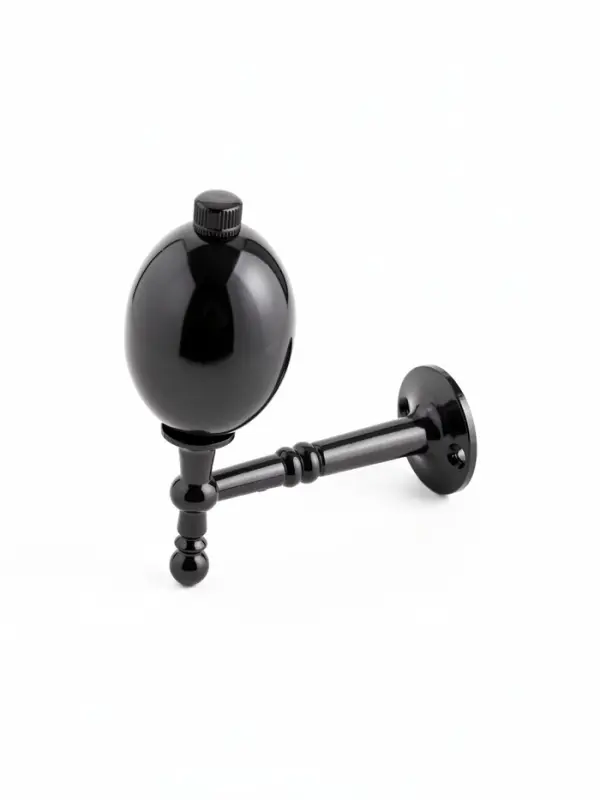 Крючок - держатель для штор CAPPIO KS050, алюминий, цвет черный никель, 2 шт.