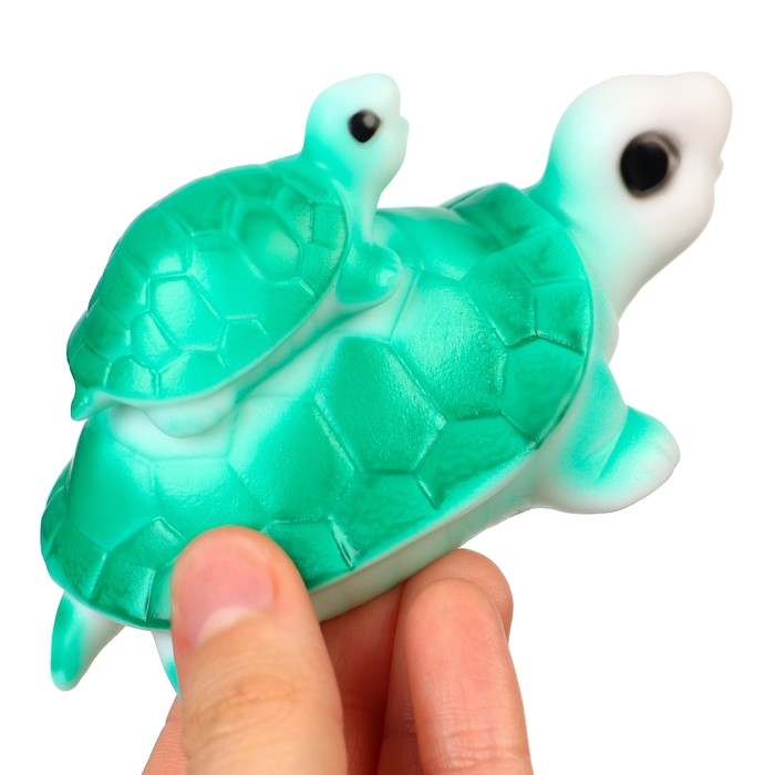 Набор резиновых игрушек для ванны «Морские жители», с пищалкой, 6 шт, Крошка Я