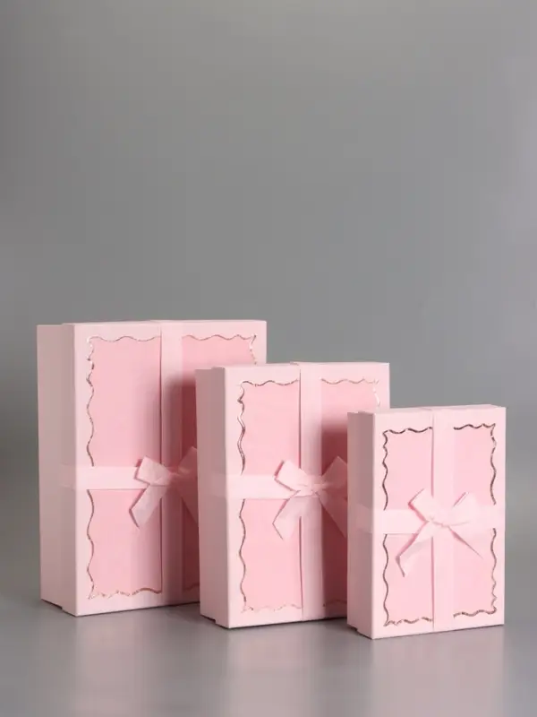 Наборок коробок 3 в 1 прямоугольные 33.5*25*11.5 29*21*9 24.5*17*6.5 см