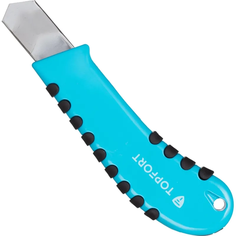 Нож универсальный Topfort 18 мм алюминиевый мет направл