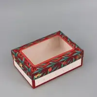 Коробка сборная с окном &laquo;Щелкунчик&raquo;, 24&times;17&times;8 см