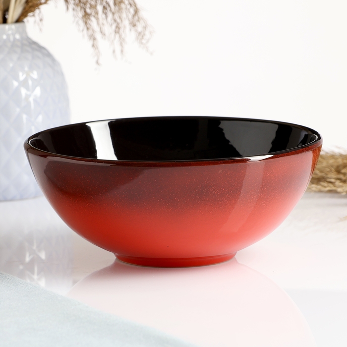 Салатник  Салатник "Удачный средний" 1л / 18х7,5см, красный