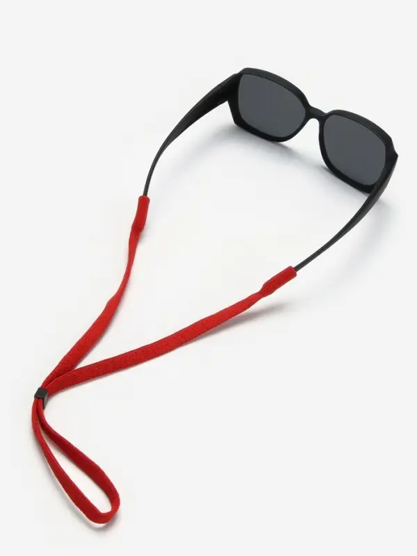 Шнурок для очков на шею 58 см, красный Шнурок для очков на шею 58 см, красный