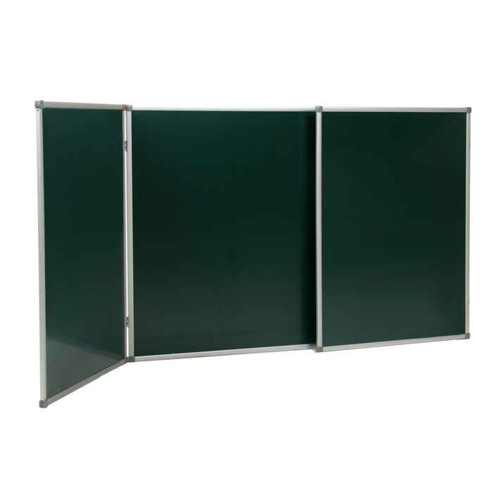 Доска магнитно-меловая 300*100/100*75*2 Calligrata, ТРЕХСЕКЦИОННАЯ, в алюмин рамке Доска магнитно-меловая 300*100/100*75*2 Calligrata, ТРЕХСЕКЦИОННАЯ, в алюмин рамке