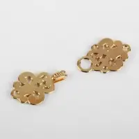 Декоративная застёжка, 4.5&times;1.5 см, цвет золотой