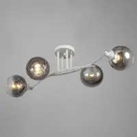 Светильник потолочный BayerLux &laquo;Снежа&raquo;, люстра 4хЕ27, 40 Вт, белый, 81&times;33&times;21 см