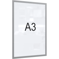 Рамка магнитная настенная Attache А3 ПЭТ, серая, 5шт/уп