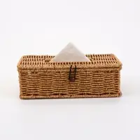 Салфетница - органайзер плетёная &laquo;Лесная кухня&raquo;, 25&times;14&times;8 см, бежевая