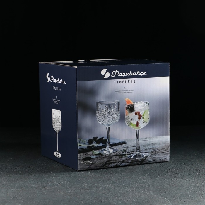 Набор стеклянных бокалов для вина Tameless, 500 мл, 4 шт Набор стеклянных бокалов для вина Tameless, 500 мл, 4 шт