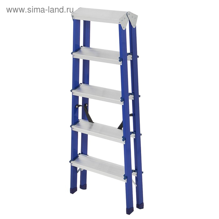 Стремянка ТУНДРА, комбинированная, двухсторонняя, 5 ступени, 1080 мм Стремянка ТУНДРА, комбинированная, двухсторонняя, 5 ступени, 1080 мм