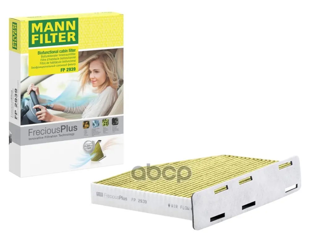 Фильтр салона MANN-FILTER арт. FP2939