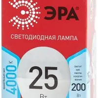 Лампа светодиодная LED 25 Вт 2000Лм 4000К груша нейтральный E27 220-240В LED A65-25W-840-E27 Red Line