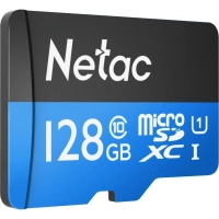 Карта памяти Netac P500 Standard MicroSDXC 128GB U1/C10 up to 90MB