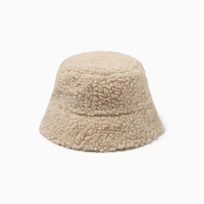 Панама зимняя двусторонняя MINAKU, цвет бежевый, р-р 56-58 Панама зимняя двусторонняя MINAKU, цвет бежевый, р-р 56-58