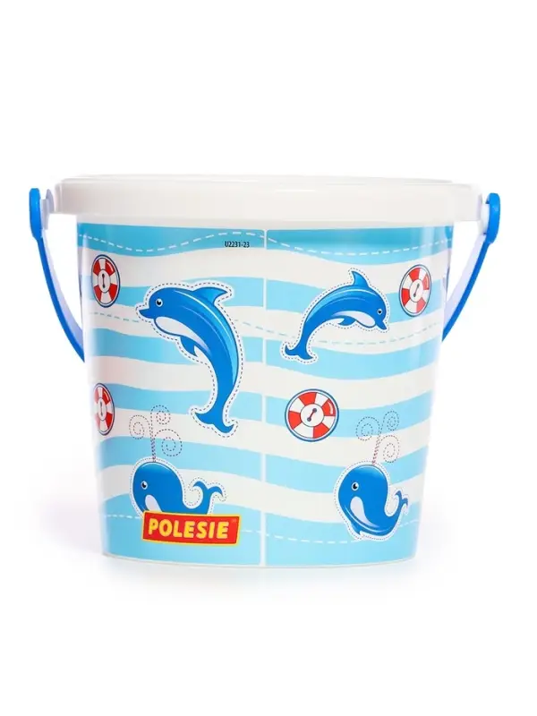 Набор игрушек для песочницы, 7 предметов: ведро, ситечко, совок, грабельки, формочки, лейка, МИКС