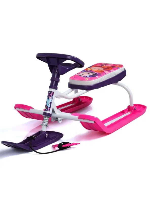 Снегокат &laquo;Тимка спорт 2&raquo; Сказочный патруль, розовый, ССП1 Nika Kids
