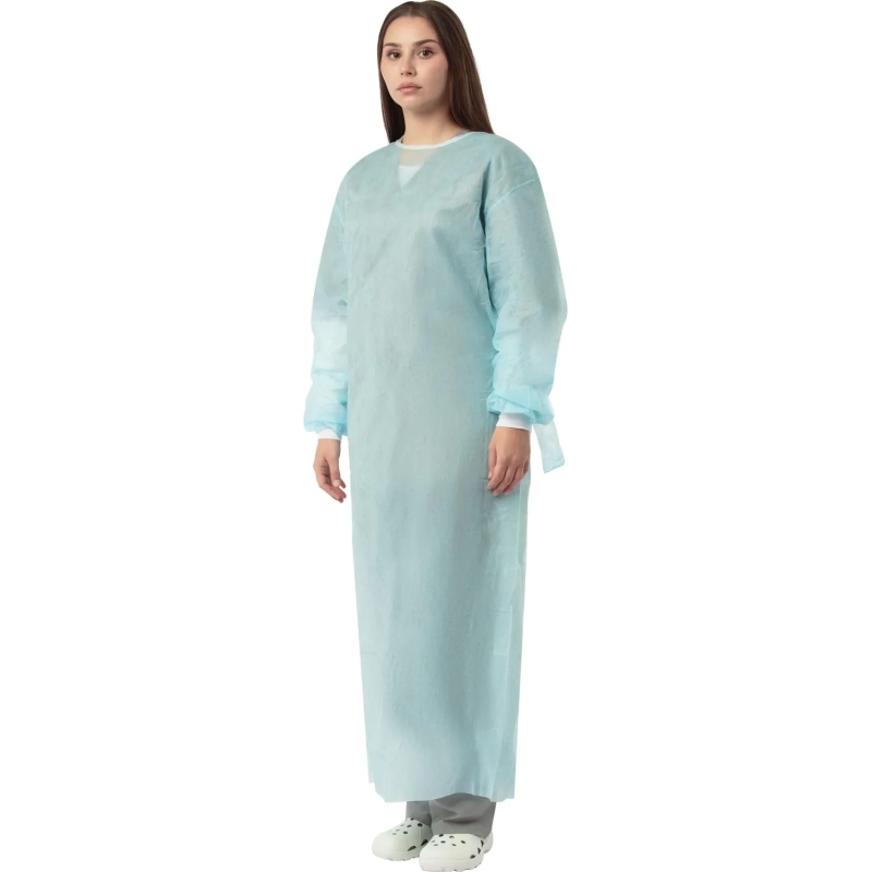 Халат хирург. стер., дл.140 см пл 25 р.48-50&nbsp;1шт./уп Гекса
