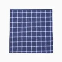 Платки носовые мужские Этель 30*30 см,(набор 12 шт,) цв. синий, рис. МИКС, 100% хл