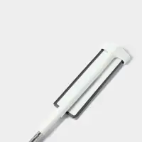 Швабра с отжимом, противоударная, со сгоном, стальная ручка, 2 профессиональные насадки, 36&times;11&times;130 см