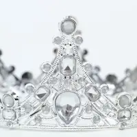 Корона для торта &laquo;Принцесса&raquo;, цвет серебро