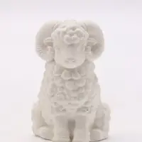 Фигурка декоративная &laquo;Бараш Тимоша&raquo;, неокрашенная, 7&times;5&times;5 см, белая