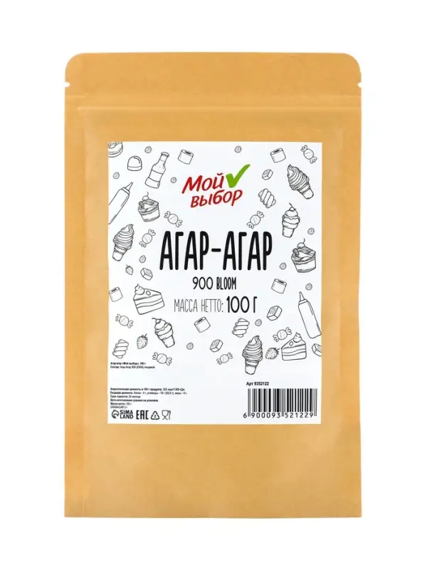 Агар-агар 900 &laquo;Мой выбор&raquo;, 100 г