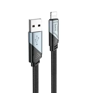 Кабель U119 HOCO USB на Lightning 1.2M 2.4А черный