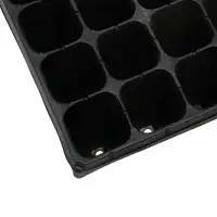 Кассета для рассады, 32 ячейки по 150 мл, пластик, чёрная, 51&times;28&times;10 см, Greengo