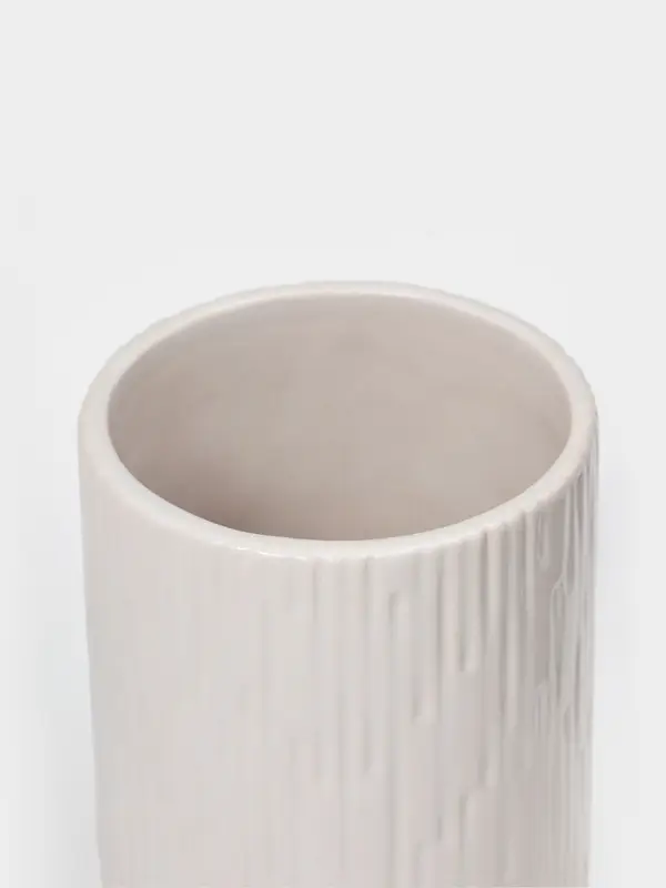 Набор для ванной "Rain", 2 предмета (дозатор для мыла, стакан), цвет белый