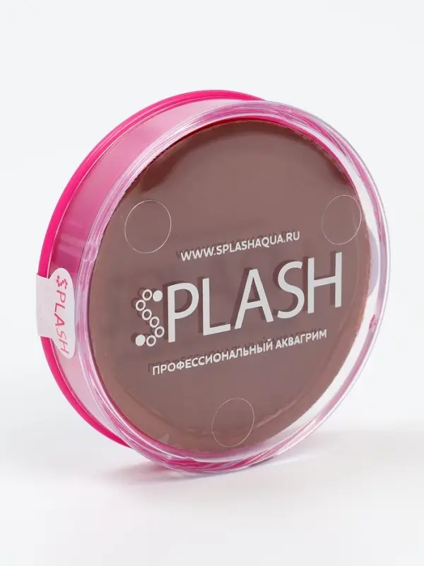 Аквагрим в шайбе, регулярный, коричневый, 32 г