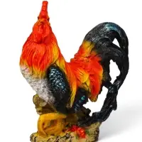 Садовая фигура из полистоуна &laquo;Петух андалузский&raquo;, 42&times;20&times;38 см