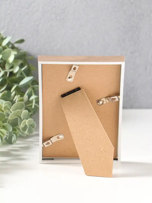 Фоторамка пластик 10х15 см "Современная классика" беж и белый 16х10,8х1,5 см