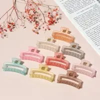 Крабик для волос &laquo;Туман&raquo;, прямой, 7 см, МИКС