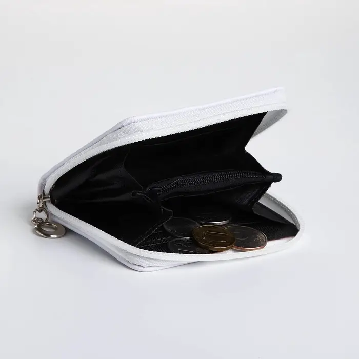 Кошелёк детский на молнии &laquo;Аниме&raquo;, маленький, белый