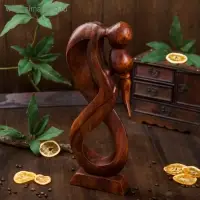 Сувенир дерево "Пара Бесконечность" коричневый цвет 40х14х4,5 см Сувенир дерево "Пара Бесконечность" коричневый цвет 40х14х4,5 см