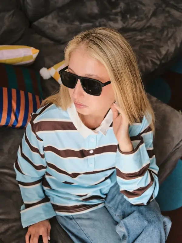 Очки солнцезащитные OneSun, uv 400, дужка 14 см, ширина 15 см, 5&times;6 см, флекс-дужки