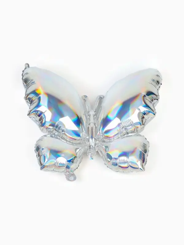 Воздушный шар фольгированный 26" "Бабочка" градиент