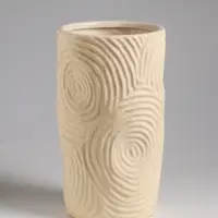 Ваза &laquo;Гуидо&raquo;, 23&times;13 см, керамика, бежевая