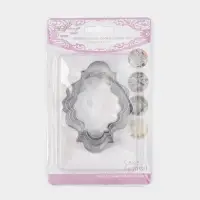 Формы для печенья &laquo;Рамка для фото&raquo;, набор 4 шт., нержавеющая сталь, серебристые