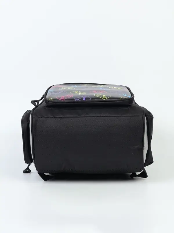 Ранец с эргономичной спинкой квадратный с доп. элементами "Gamer"