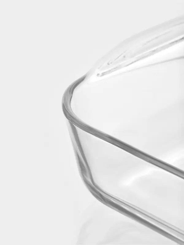 Форма для запекания Paşabah&ccedil;e Borcam, 3.5 л, прямоугольная, жаропрочное стекло, прозрачная