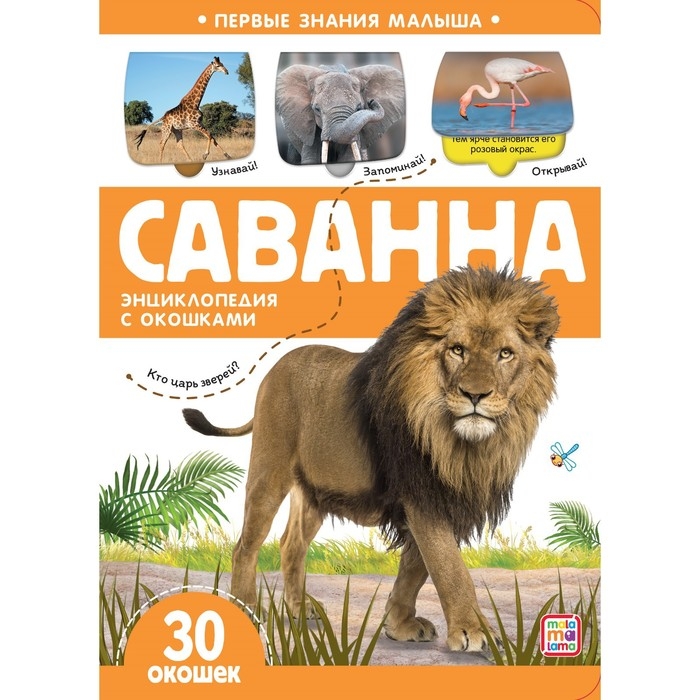 Книжка с окошками «Саванна» Книжка с окошками «Саванна»