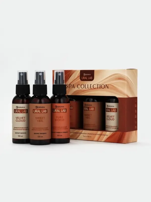 Подарочный набор парфюмированных спреев для дома Spa Collection, 3&times;100 мл, Ural Lab