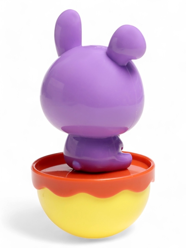 Неваляшка детская, зайчик, цвет фиолетовый Неваляшка детская, зайчик, цвет фиолетовый