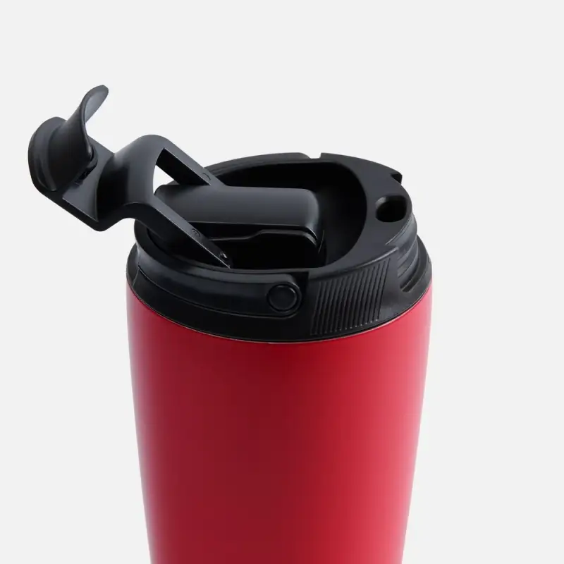 Термостакан с двумя поильниками Duetta, красный Термостакан с двумя поильниками Duetta, красный